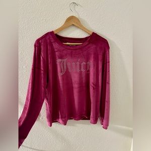 *NWT* XL Juicy Couture Bohemian Raspberry Jogger Lounge Set